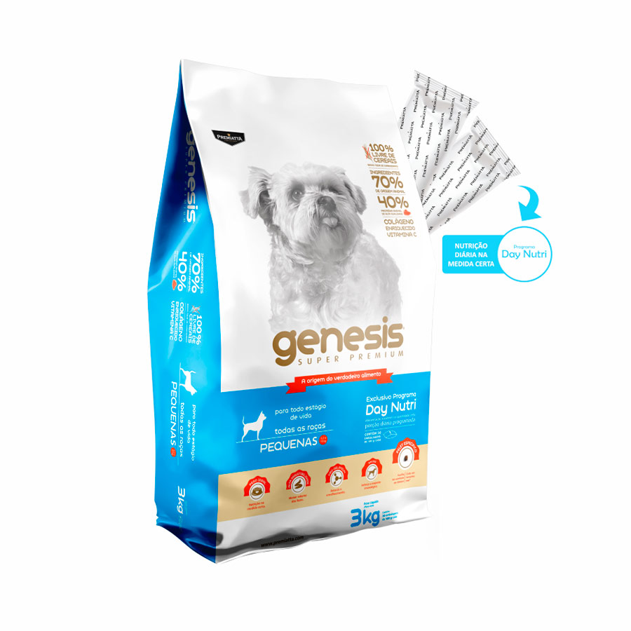 Ração Premiatta Genesis para Cães de Porte Pequeno 3kg