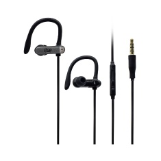 Fone de Ouvido I2GO Intra-Auricular Sport Go Preto com Fio