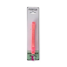 Coleira Modernpet Gloss Elástica Rosa para Gatos