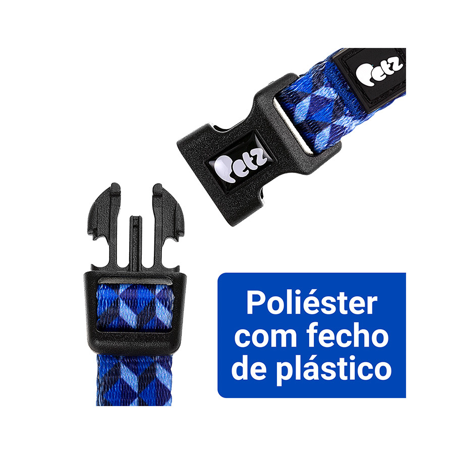 Coleira Petz Azul para Cães