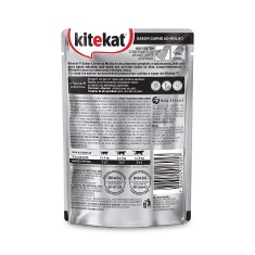 Ração Úmida Kitekat Sachê Carne ao Molho para Gatos Adultos 70 g
