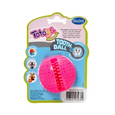 Brinquedo Chalesco Tooth Ball para Cães - Cores Sortidas