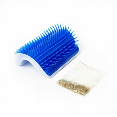 Brinquedo Chalesco Massageador com Catnip para Gatos - Cores Sortidas