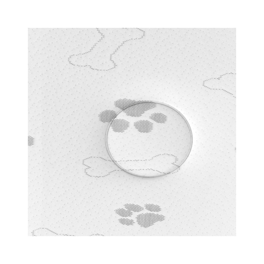 Cama Pet Sleep Pelmex Classic Cinza e Branco para Cães e Gatos