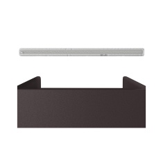 Conjunto Cama Box Pet Sleep Pelmex Luxo Marrom e Branco para Cães e Gatos