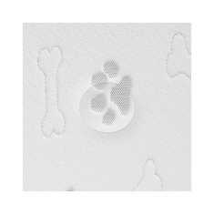 Conjunto Cama Box Pet Sleep Pelmex Luxo Marrom e Branco para Cães e Gatos