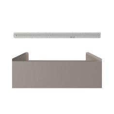 Conjunto Cama Box Pet Sleep Pelmex Luxo Bege e Branco para Cães e Gatos
