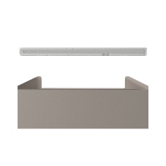 Conjunto Cama Box Pet Sleep Pelmex Luxo Bege e Branco para Cães e Gatos