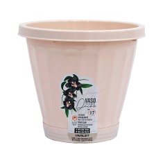Vaso Uninjet com Prato Palha