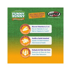 Alimento Supra Funny Bunny Delícias da Horta para Roedores