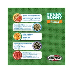 Alimento Supra Funny Bunny Blend para Roedores 500g