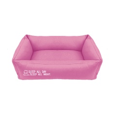 Cama Cute&Co Microfibra Rosa para Cães e Gatos