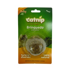 Brinquedo Bolinha de Catnip 1 Unidade para Gatos Petlon