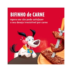 Petisco Doguitos Rodízio para Cães Adultos e Filhotes Sabor Carne - 65g