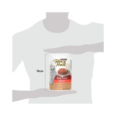 Ração Úmida Fancy Feast Demi Glace para Gatos Sabor Carne 85g