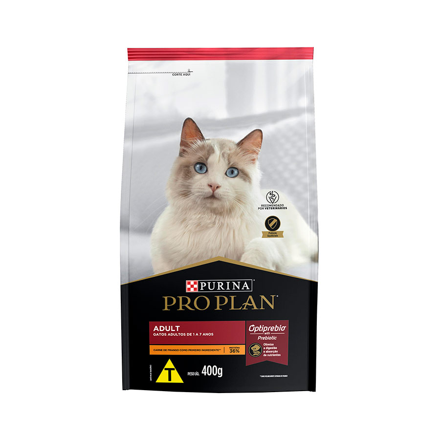 Ração Nestlé Purina Pro Plan para Gatos Adultos Sabor Frango Ração Nestlé Purina Pro Plan para Gatos Adultos Sabor Frango