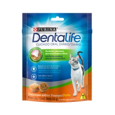 Snack Purina Dentalife para Gatos Sabor Frango 40g