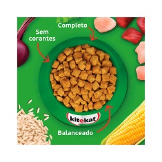 Ração Kitekat para Gatos Adultos Sabor Mix de Carnes