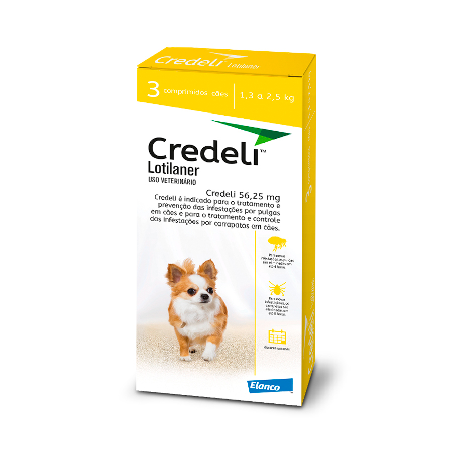 Antipulgas Credeli Elanco para Cães 1,3 a 2,5kg