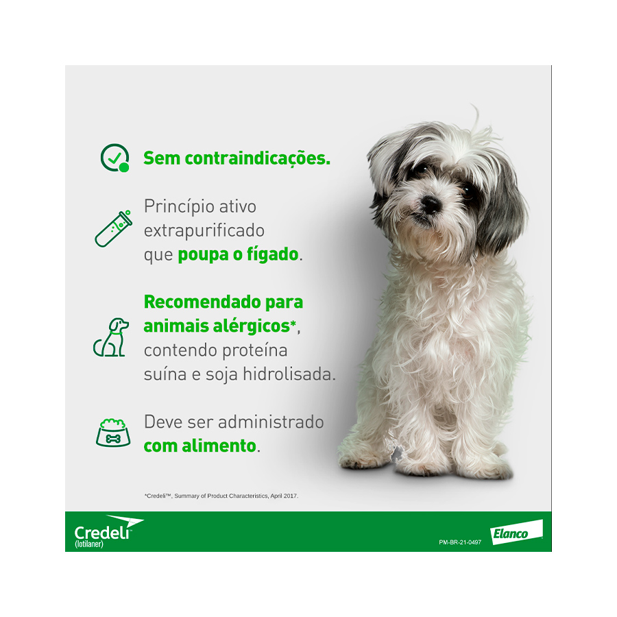 Antipulgas Credeli Elanco para Cães 1,3 a 2,5kg