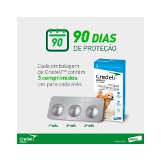 Antipulgas Credeli Elanco para Cães 22 a 45kg