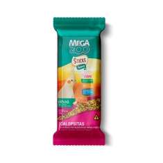 Sticks Natural Megazoo Ervas, Mel e Ovo para Calopsitas 120g