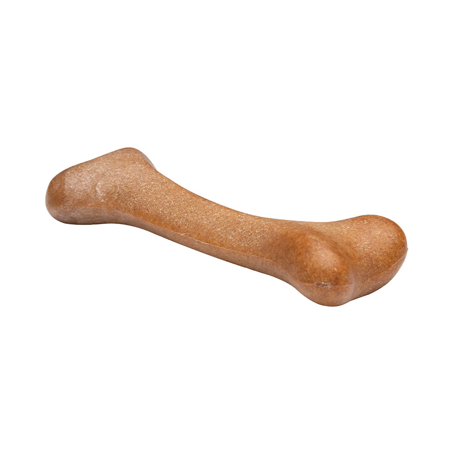 Brinquedo Osso Nylon Xtreme Torcido Sabor Bacon para Cães Hercules