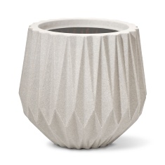Vaso Terraza Origami Redondo Cimento - 22