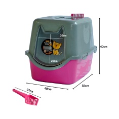Banheiro DuraPets Toalete Rosa para Gatos