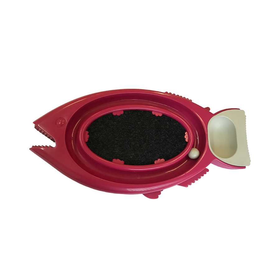 Brinquedo Arranhador DuraPets Durafish 3 em 1 Rosa para Gatos Brinquedo Arranhador DuraPets Durafish 3 em 1 Rosa para Gatos