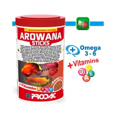 Alimento Prodac Arowana Sticks para Peixes 450g
