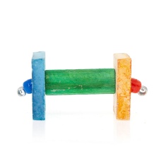 Brinquedo Kakatoo Halteres para Roedores - Cores Sortidas