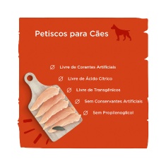 Petisco Just Steak de Frango para Cães e Gatos