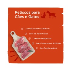 Petisco Just Steak de Pato para Cães e Gatos