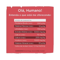 Petisco Just Steak de Frango Cozido para Cães e Gatos