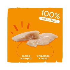 Petisco Just Steak de Frango Cozido para Cães e Gatos