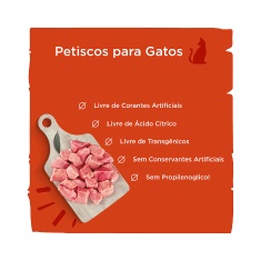 Petisco Just Cubos de Pato para Cães e Gatos 55g