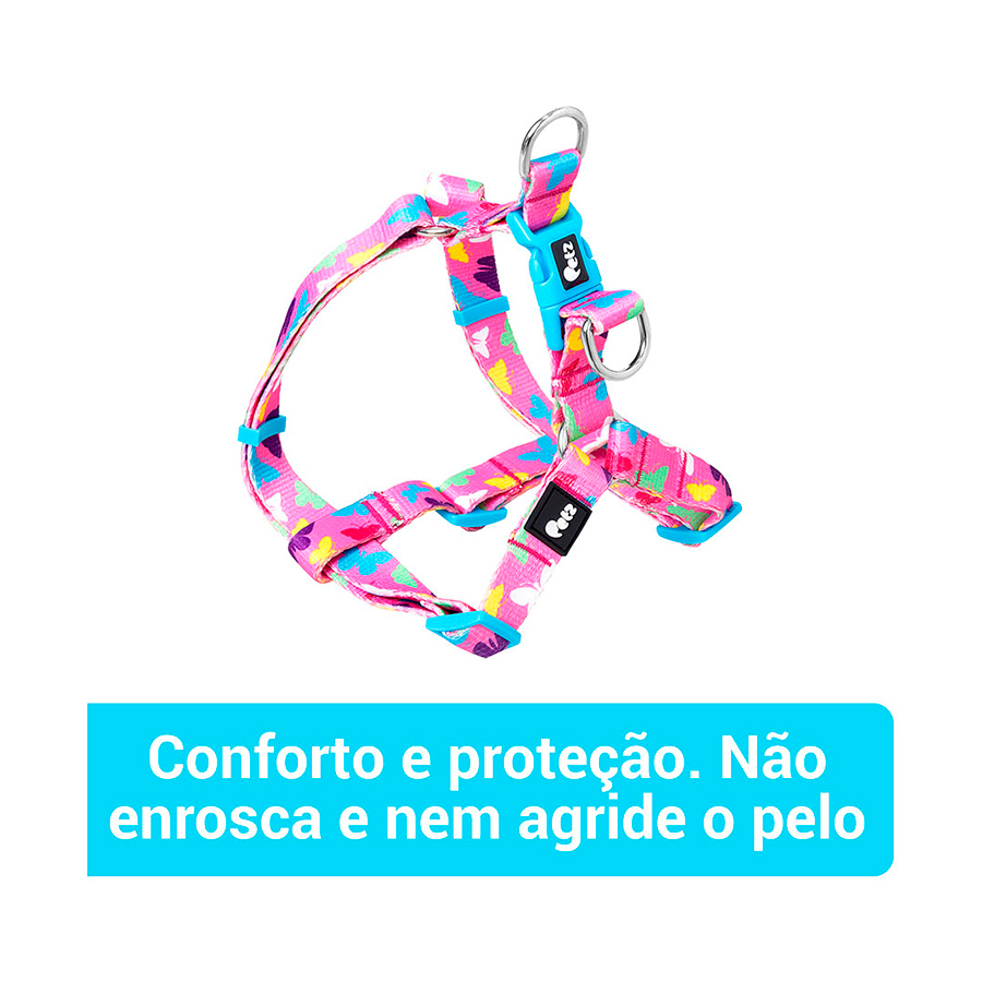Peitoral Petz Borboleta para Cães