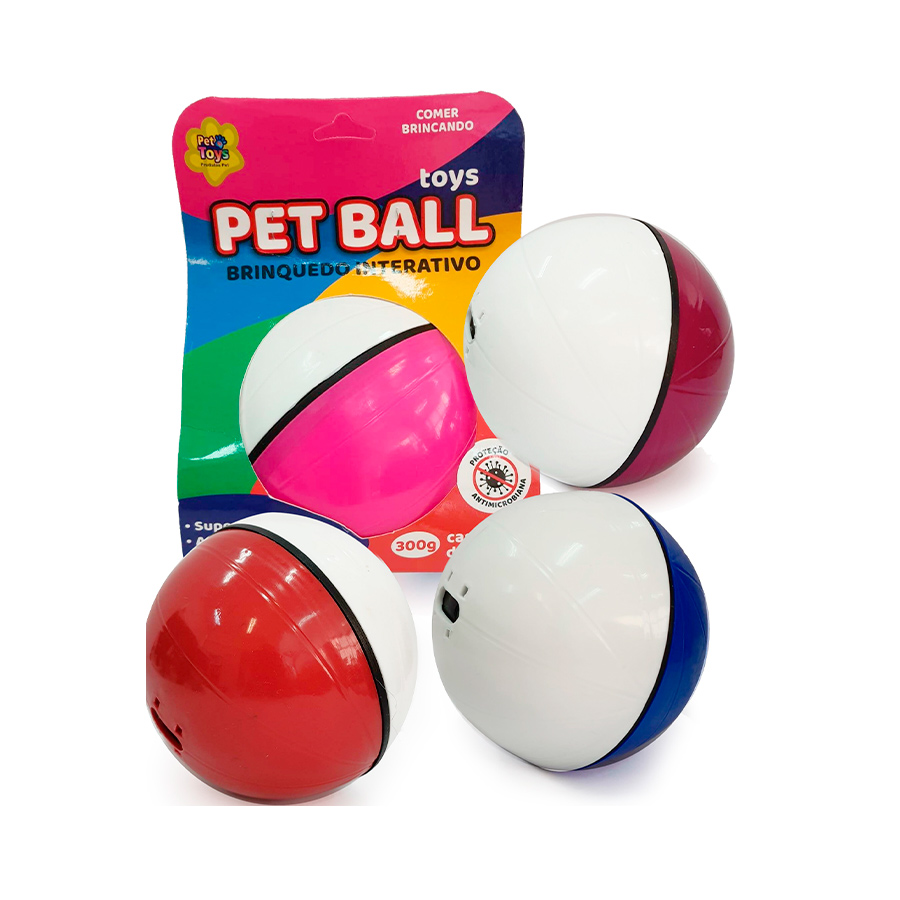 Brinquedo Pet Toys Ball para Cães - Cores Sortidas