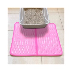 Tapete São Benedito Pet Coletor de Areia Rosa para Gatos