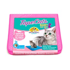 Tapete São Benedito Pet Coletor de Areia Rosa para Gatos