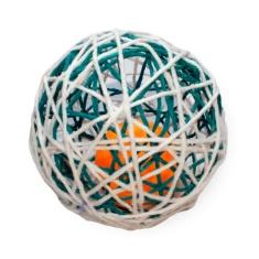 Brinquedo Plumas e Penas Globinho para Gatos - Cores Sortidas