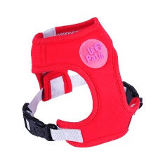 Peitoral Le Patin Ajustável Inteiriça Vermelho para Cães - P
