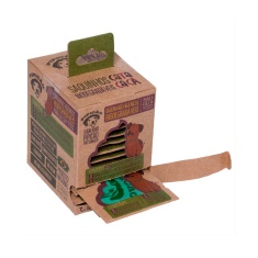 Kit Cata Caca de Bolso Pipicão Verde para Cães