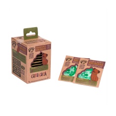 Kit Cata Caca de Bolso Pipicão Verde para Cães