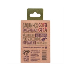 Kit Cata Caca de Bolso Pipicão Verde para Cães