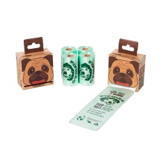 Kit Pipicão Cata Caca Refil Pug 2 unidades para Cães