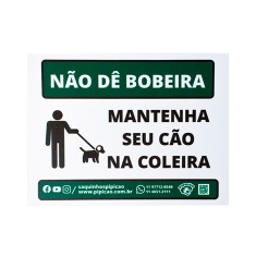 Placa Pipicão Sinalização para Condomínio