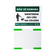 Placa Pipicão Sinalização para Condomínio