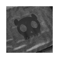 Cama Zee.Dog Skull Zee.Bed Preta para Cães